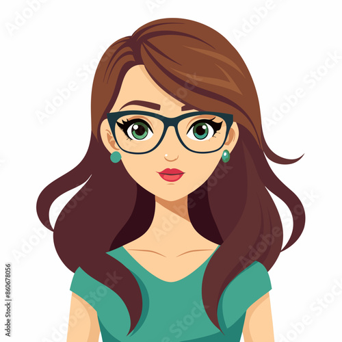 beautiful-model-girl--face-with-glasses-white-back