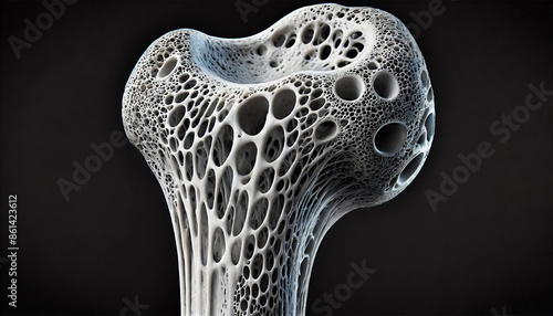 Generative AI: Advanced Osteoporosis in Femoral Neck Bone