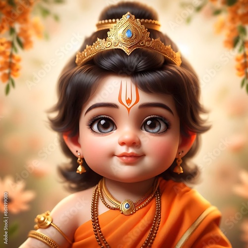 Ramanavmi, Lord Rama, Ram, Ayodhya, Cute kid Rama