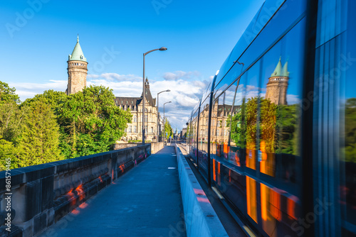 Clock tower and Adolphe bridge are the landmarks of Luxembourg located in Luxembourg city