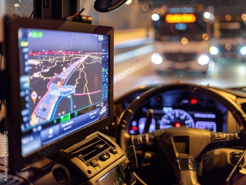 Advanced gps truck monitoring system. enhancing fleet management and optimizing operations