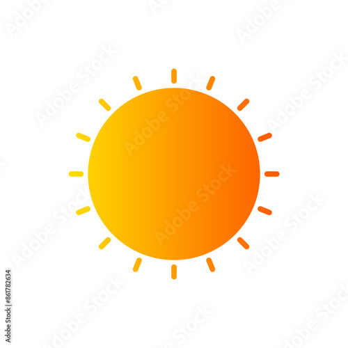 sun gradient icon