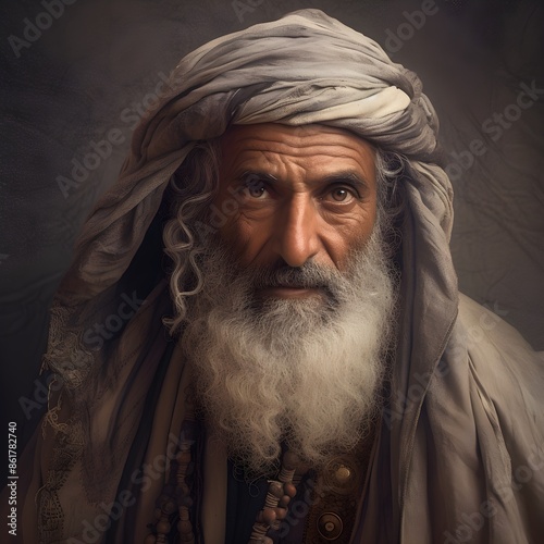 An Elderly Hebrew Man from Ancient Israel during Bible Times