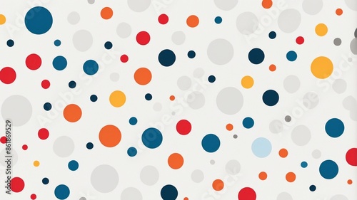 Wallpaper in dots, colors