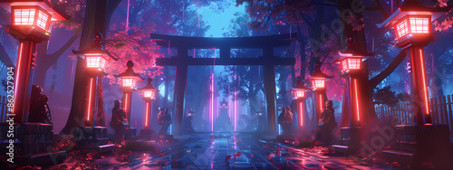 Holographic Shinto Shrine