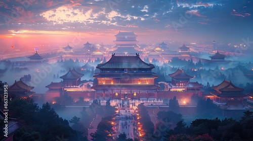 Twilight Serenity at the Forbidden City - China’s Ancient Imperial Palaces