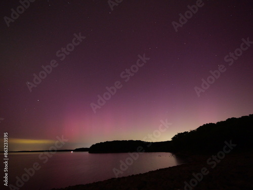 Northern Lights at Hillsdale Lake in Paola, KS