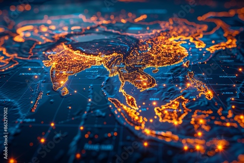 South East Asia Digital Connectivity: Global Network and Business Exchange