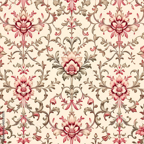 seamless pattern with flowers