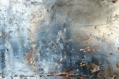 Rustic metal texture with scratches and patina