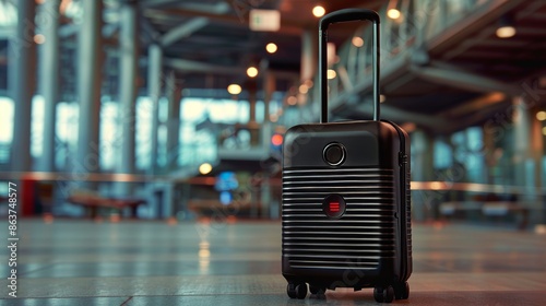 Luggage with a GPS tracker enables real-time location sharing, ensuring secure travel by allowing users to monitor their bags' whereabouts at all times. Ideal for tech-savvy travelers.