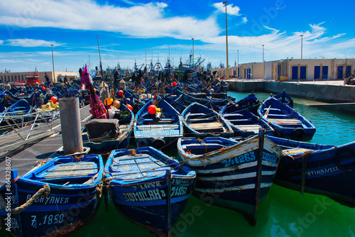 Puerto de Essaouira is a charming fishing port and historic rampart city located in the northwest of Morocco.