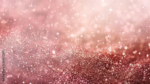 Rose gold dust background, pearl 01