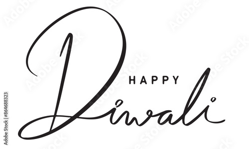 Happy diwali text font calligraphy hand lettering script black dark color symbol decoration ornament india culture hindusim religion festival religious glowing traditional glowing candle beautiful dec