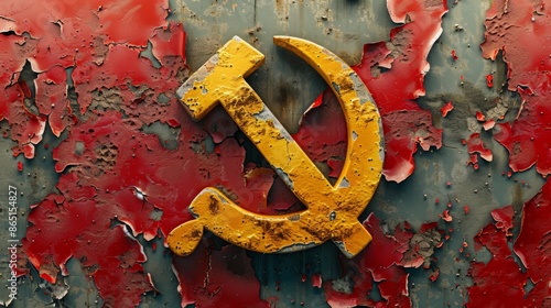 Hammer and sickle, symbol of communism