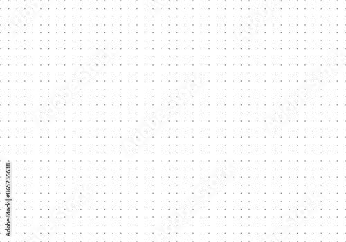 Pattern texture for bullet journal. Dotted squared grid graph paper template for notebooks. Dotted simple background. Printable graphic design sheet.