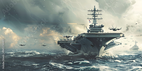 Aircraft carrier Military strategic ship