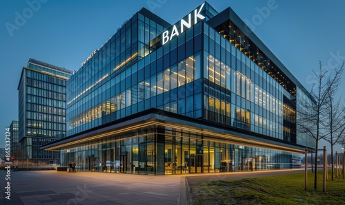 Modern Bank Building