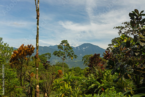 view towards Bijagua de Upala in the Tenorio region in Costa Rica