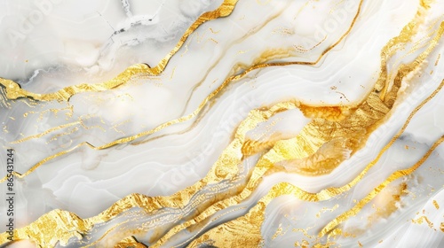 Premium luxury white and gold marble background, golden gilded majestic banner, hd 
