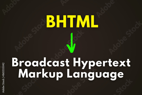 BHTML Meaning, Broadcast Hypertext Markup Language