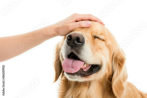 Golden Retriever Blissfully Happy