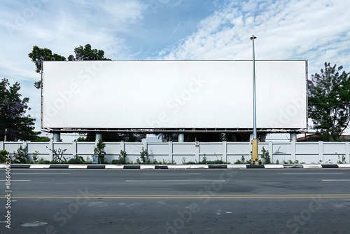 Roadside extended-length billboard for detailed, expansive advertising along a major thoroughfare.