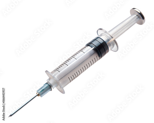 syringe isolated on background