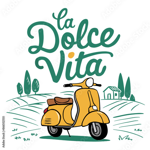 La Dolce Vita Illustration