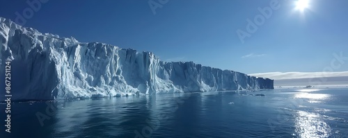 Collapsing Arctic Glaciers Highlight Climate Change Impact on Frozen Landscapes