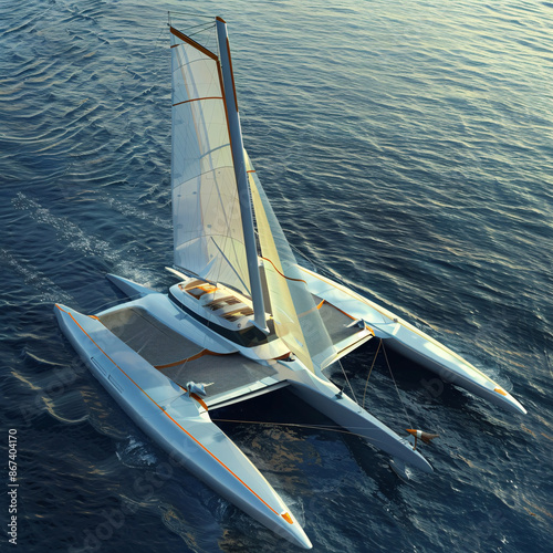 Sleek Trimaran Sailboats: Triple-Hull Vessels for Racing and Cruising Adventures