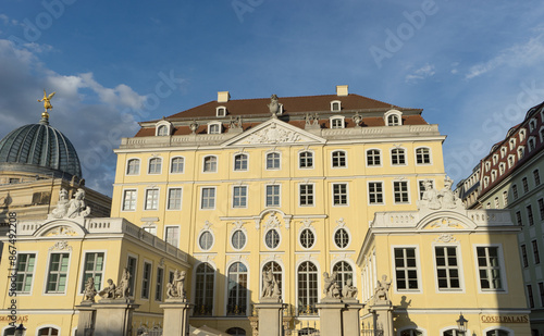 Coselpalais in Dresden, Saxony, Germany in the evening light