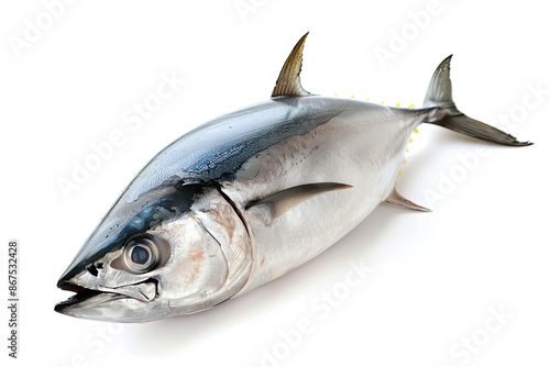 Albacore Tuna isolated on white