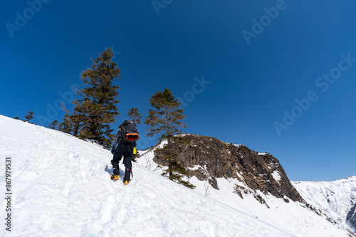 残雪期の武尊山