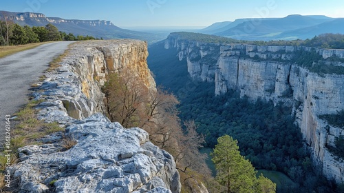 Scenic Panoramic View of Route des Cretes in France During Spring