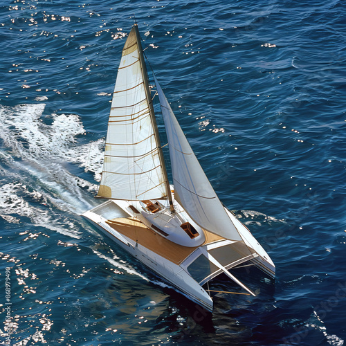 Sailing Adventure: Trimaran Sailboats - Stable, Fast, and Fun on the Water