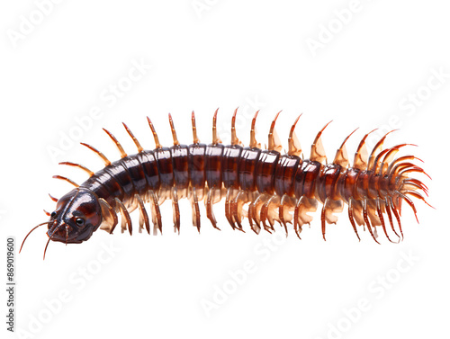 a centipede with many spikes