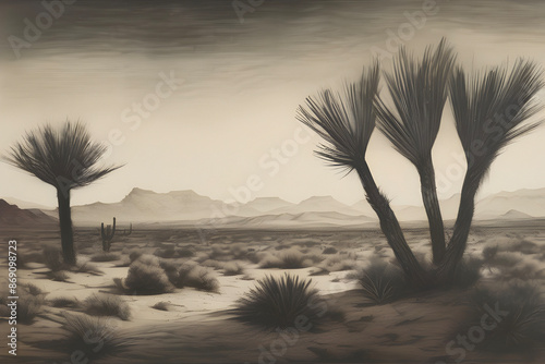 Desert landscapes come alive in mesmerizing aquatint prints.