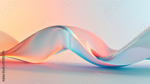 Mesmerizing Fluid Waves of Vibrant Chromatic Gradients - Abstract Digital Art Composition