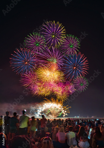 2024 Territory Day fireworks at Mindil Beach, Darwin