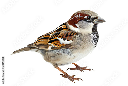 a bird standing on a white background