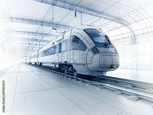 Technical Blueprint of High Speed Train Components and Infrastructure