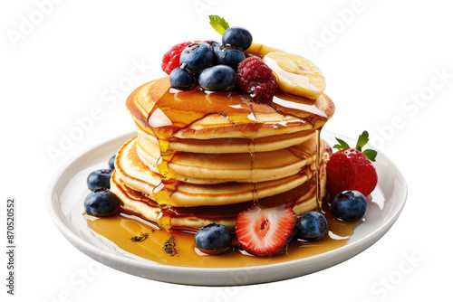 Pancake isolated on transparent background