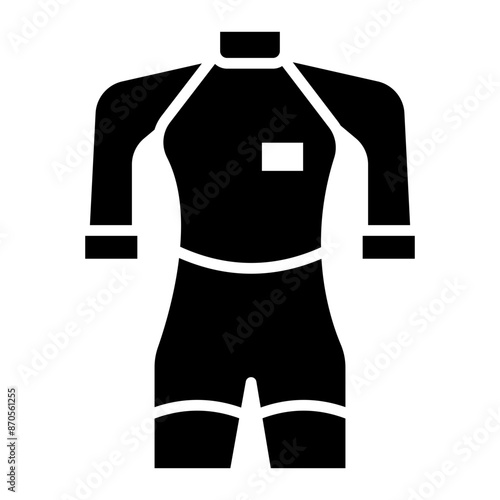 Wetsuit vector icon. Can be used for Vacation and Tourism iconset.