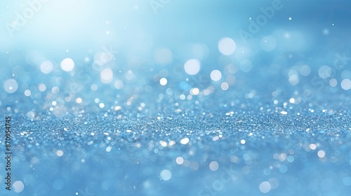 twinkle light blue glitter background