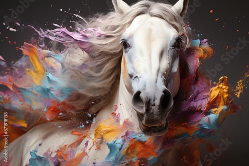 Equine Turbilion The Synthesis between Impressionism and Expressionism in the Pa, generative IA