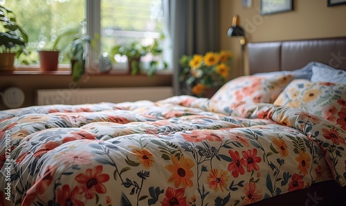 euthanasia concept empty bed in old person room in nursing home.stock image