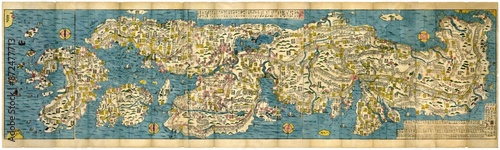 江戸時代［嘉永2年：1849年］の日本全土の古地図を修復