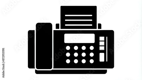 Fax Vector Solid Icon