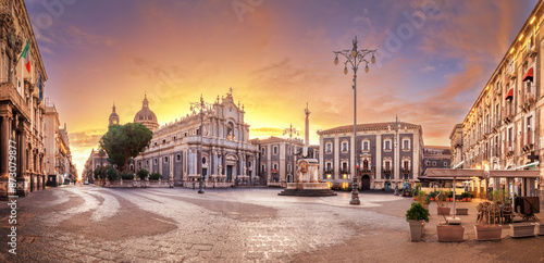 Catania, Sicily, Italy from Piazza Del Duomo